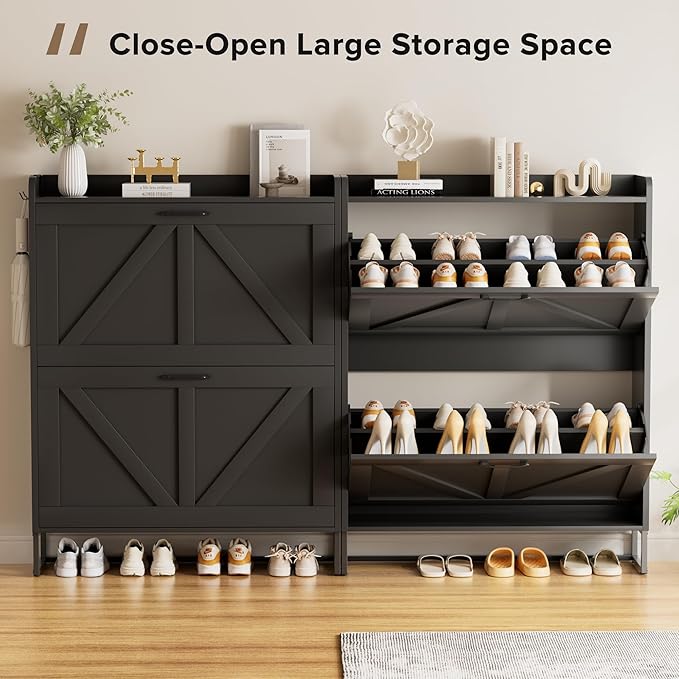 EOYUTLLY Shoe Cabinet for Entryway - Image 3