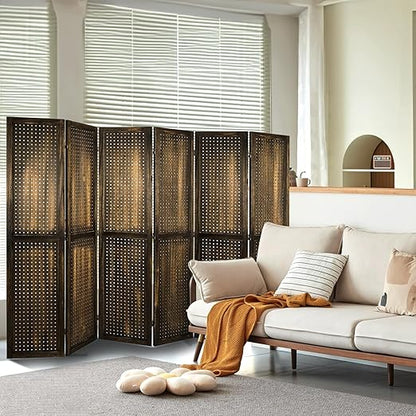 Babion 6 Panel Pegboard Display, Peg Board Room Divider Freestanding Folding - Image 4