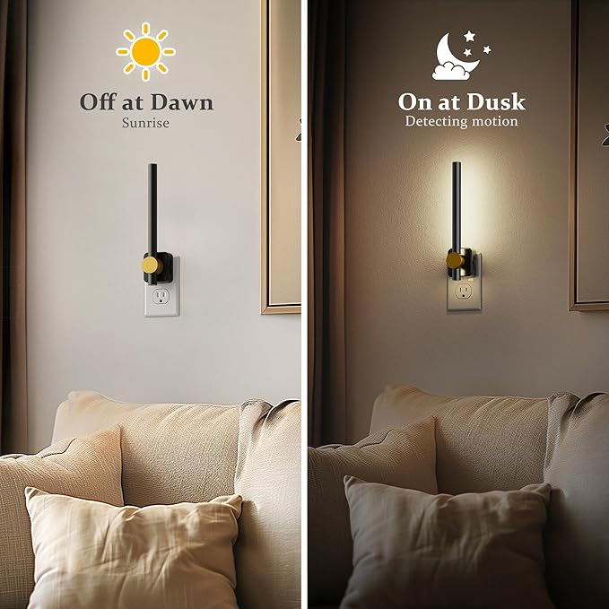 JandCase Night Lights Plug into Wall, 0-200LM Dimmable LED Nightlights - Image 3
