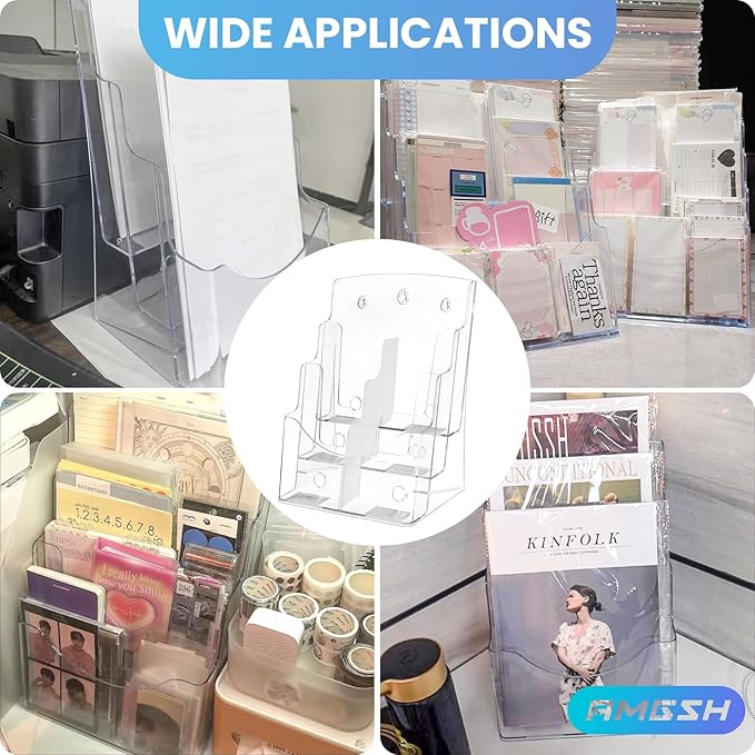AMGSH 2 Pack 3 Tier Brochure Holder 8.5” x 11” - Image 6