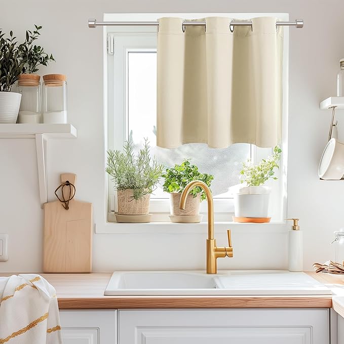 ChrisDowa Blackout Curtains 36 Inches Long by ChrisDowa