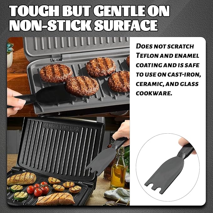 TonGass Grill Scraper for George Foreman Indoor Grills & Most Other Indoor - Image 4