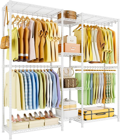 Ulif E4 Clothes Rack, Heavy-Duty Garment Rack, Metal Freestanding Clothing by Ulif
