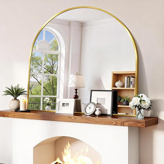 CIRCUMI Arched Wall Mirror, Metal Frame, Large Size by CIRCUMIMirror