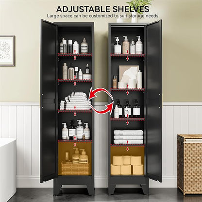 COFaR 67" Modern Pantry Cabinet, Slim Freestanding Cupboard - Image 5