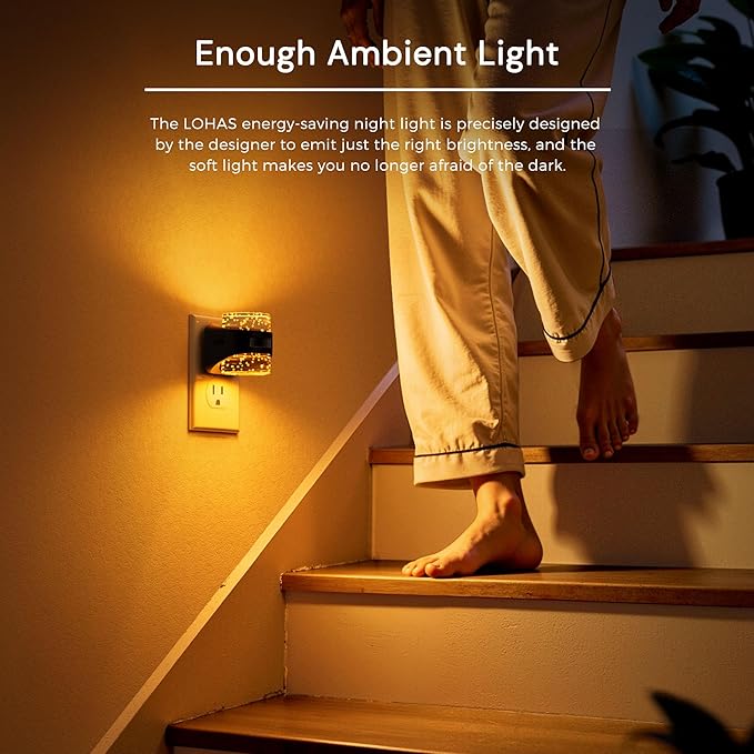 L LOHAS LED Motion Sensor Night Light, Bubble Night Lights Plug into Wall - Image 7
