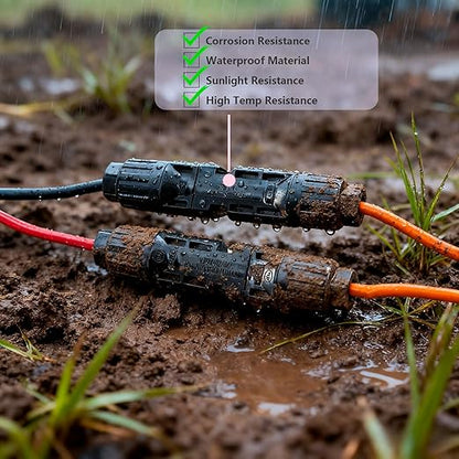 iHaospace XT60 to Solar Connector Cable 10FT/16.4FT/25FT 12AWG, XT60 Extension - Image 3