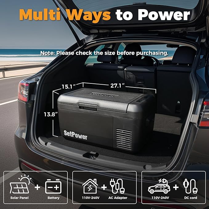 Setpower RF30 Electric Cooler 12V Car Refrigerator - Image 9