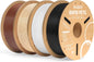 elegoo rapid petg 3d filament bundle 1.75mm black/white/beige/brown, main product view