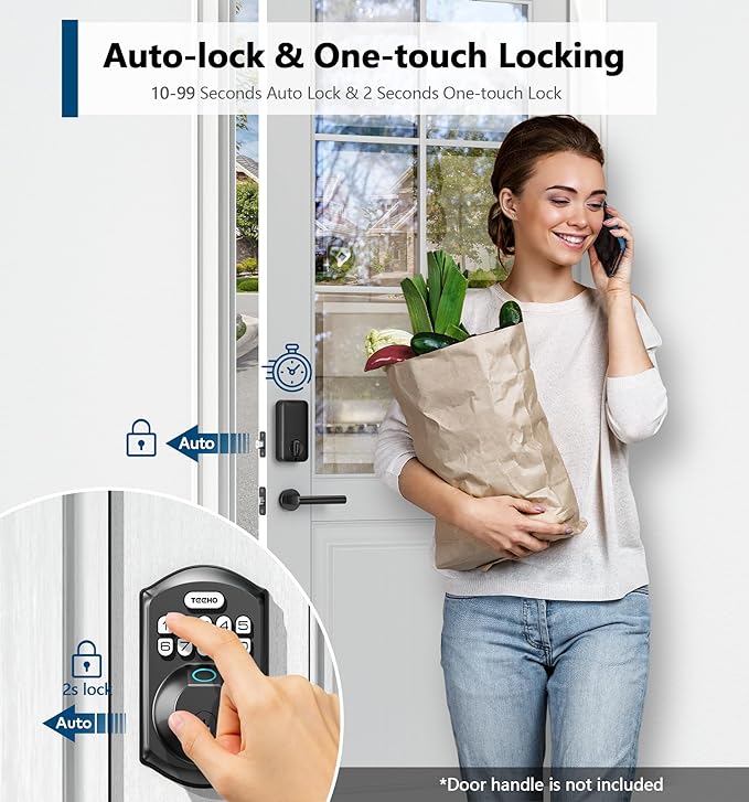 TEEHO TE002 Fingerprint Door Lock - Image 4