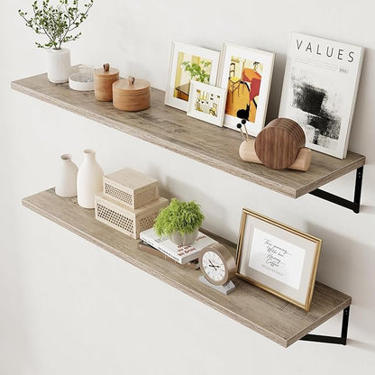 Axeman 12 Inch Deep Floating Shelves by Axeman