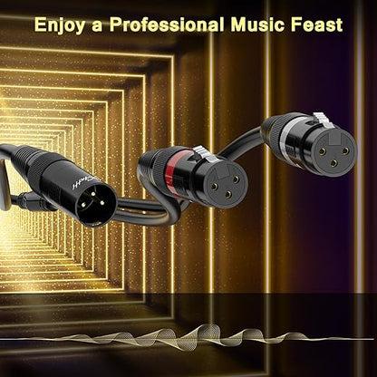 Mygatti XLR Splitter Y-XLR Cable 15 FT, Bi-Directional Balanced Microphone - Image 5