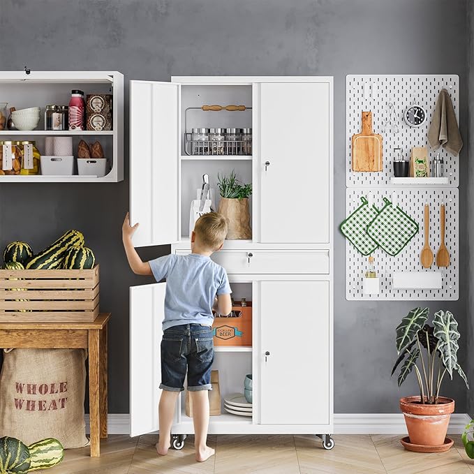 MIIIKO Metal Storage Cabinet - Image 2