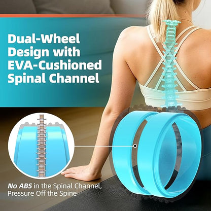 Back Roller for Back Pain Reliefn & Stretching, Deep Tissue Massage Roller - Image 6