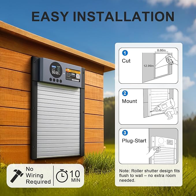Automatic Chicken Coop Door – Solar Powered Auto Chicken Door - Image 6