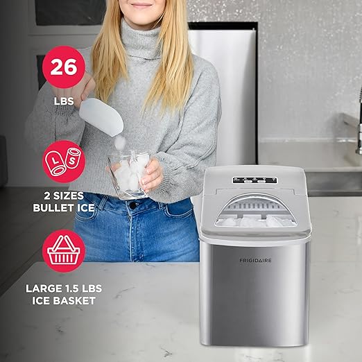 Frigidaire 26 Lbs per Day Portable Compact Maker, Ice Making Machine - Image 3