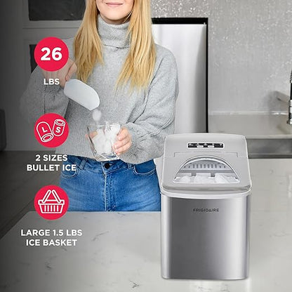 Frigidaire 26 Lbs per Day Portable Compact Maker, Ice Making Machine - Image 3