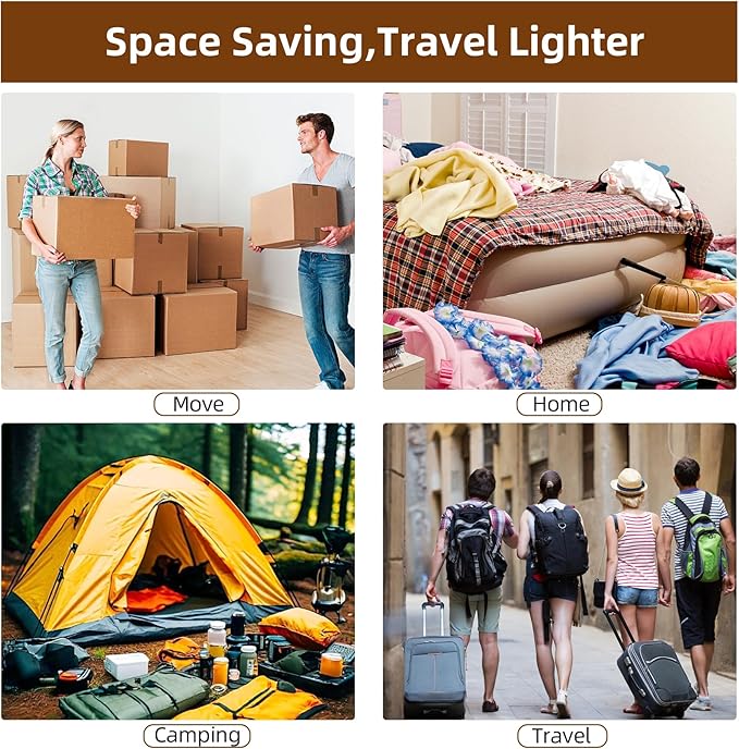 VACKFOX 18 Pack Travel Vacuum Bags - Image 7
