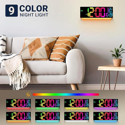 16.5" Large Digital Wall Clock: Wall Mount Decor Clock Large Display - Image 2