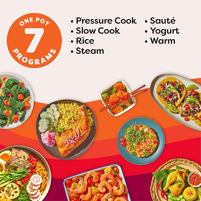 Instant Pot 4QT RIO Mini 7-in-1 Multi-Cooker, Pressure Cooker, Slow cook - Image 5