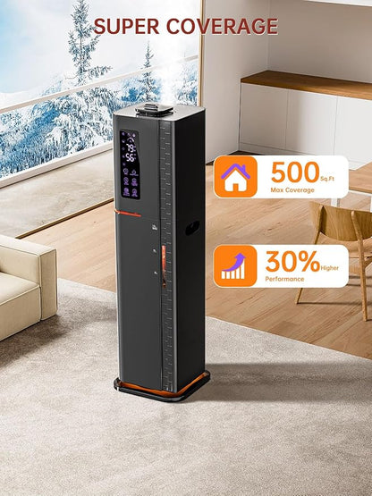2.64Gal Humidifiers for Bedroom Large Room, Warm and Cool Mist up to 500ft² - Image 6