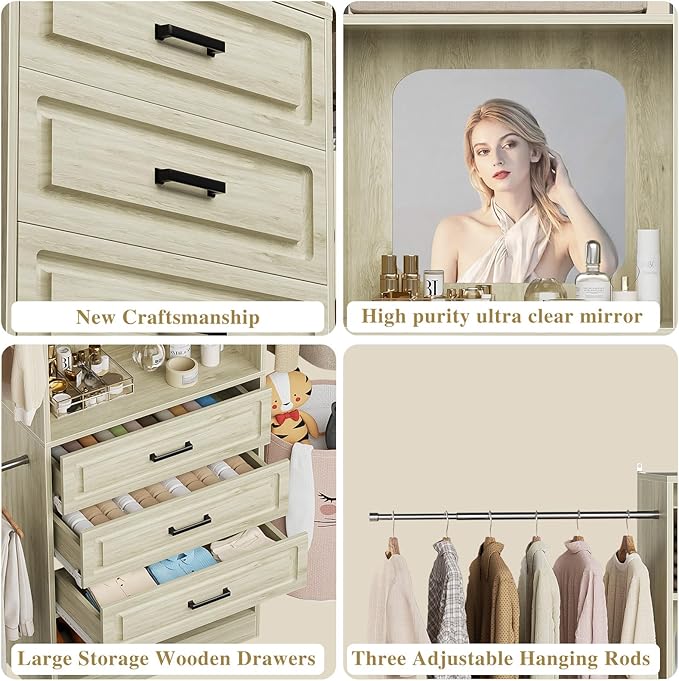 Unikito 48" W - 96” W Closet System - Image 2