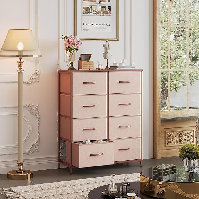 WLIVE Fabric Dresser for Bedroom, Tall Dresser - Image 2