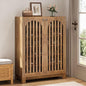 Tribesigns Shoe Cabinet with Slatted Doors, 6-Tier Entryway Shoe Storage Rack by Tribesigns