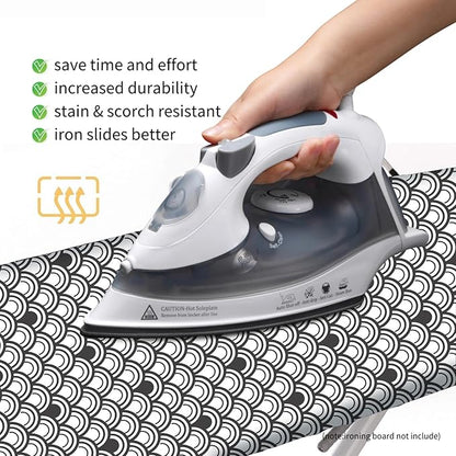 Bumkimue Ironing Board Cover and Pad, Standard Size 15x54 Inches, Heavy Duty - Image 3