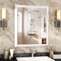 SMIROR Matte White Bathroom Mirror by SMIROR