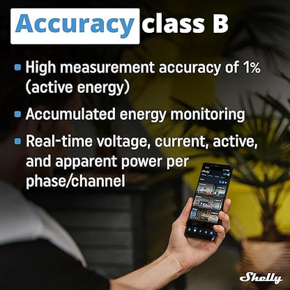 Shelly Pro 3EM 3CT 63 | Wi-Fi & LAN 3-Phase Professional Smart Energy Meter | - Image 5