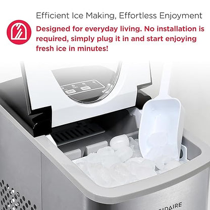 Frigidaire 26 Lbs per Day Portable Compact Maker, Ice Making Machine - Image 6