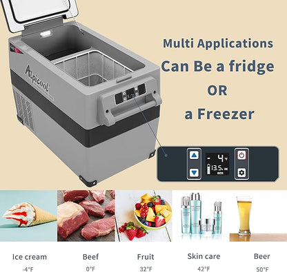 Alpicool LGCF45 Portable Refrigerator 12 Volt Car Freezer 42 Quart Mini Fridge - Image 3