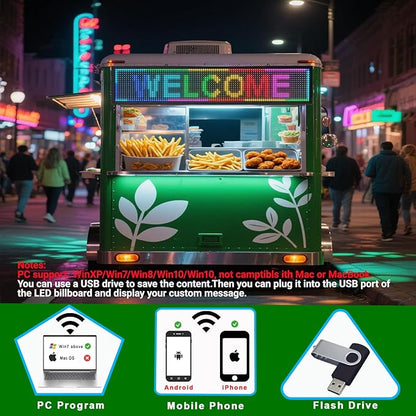 P10 Srolling LED Sign Programmable Outdoor IP65 Waterproof Led Signs, WiFi - Image 4
