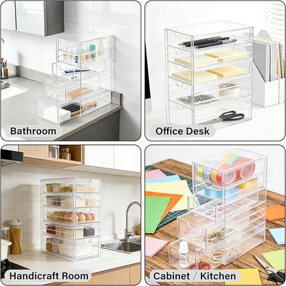 Prsildan Acrylic Drawer Makeup Organizer - Image 5