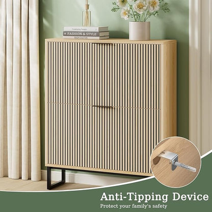 Shoe Cabinet Storage Entryway Slim, Shoe Organizer Cabinet - Image 8