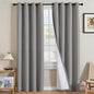 H.VERSAILTEX Linen Curtains 100% Blackout Curtains by HVERSAILTEX