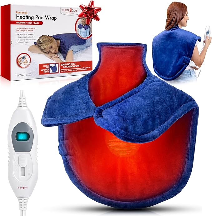Theracare Reusable Micro-Plush Fabric 25 X 26 Inch Heating Pad 24-610 1 Each by TheraCare