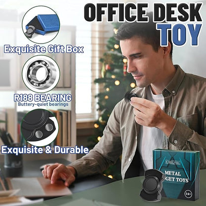 Valentines Day Gifts for Him, 3-in-1 Fidget Spinner Toy for Adult Metal Slider - Image 4