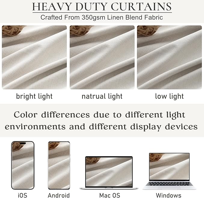 100% Blackout Curtains 90 Inches Long - Image 5
