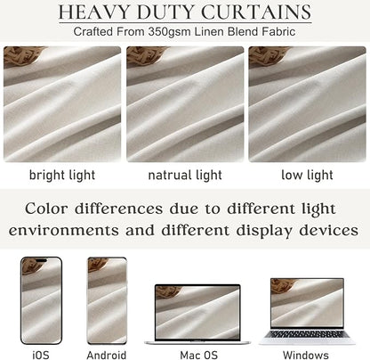 Birch Total Blackout Curtains 96 Inches Long - Image 5