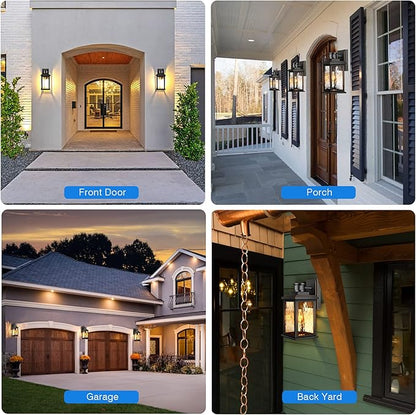 Motion Sensor Outdoor Lights Wall Mount, Dusk to Dawn Exterior Light Fixture - Image 7