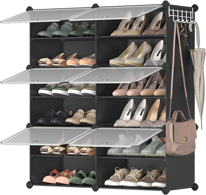 SONGMICS Shoe Rack Organizer, 6-Tier Shoe Storage Cabinet by SONGMICSbySONGMICSHOME
