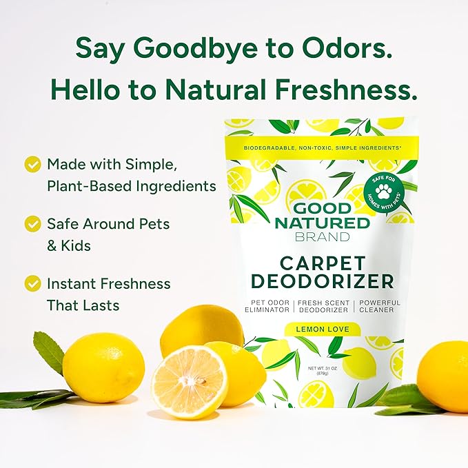 Good Natured Brand | Carpet Deodorizer & Freshener Powder | 31 oz Pet Odor - Image 2
