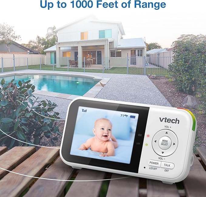 VTech VM819 Baby Monitor with Camera and Audio, 2.8” Screen Portable Baby Camera - Image 12