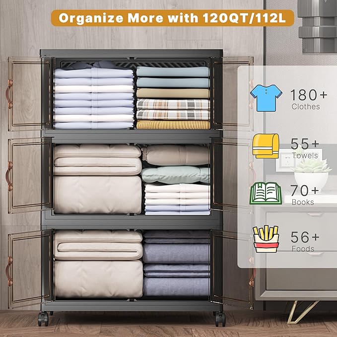 Extra Large Stackable Storage Bins - Image 6