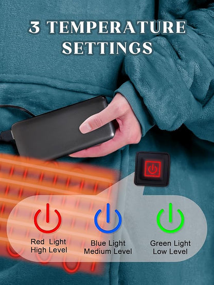 MAXEVE Heated Wearable Blanket Hoodie - Image 7