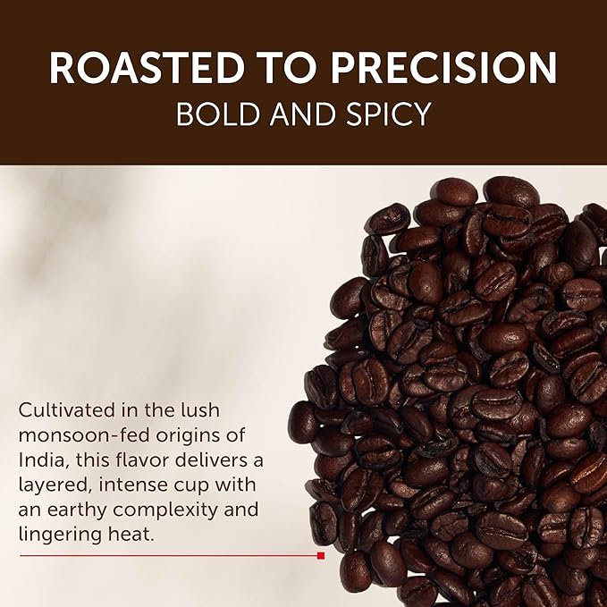 illy Whole Bean Coffee, India Single Origin Dark Roast, 100% Arabica, Premium - Image 3