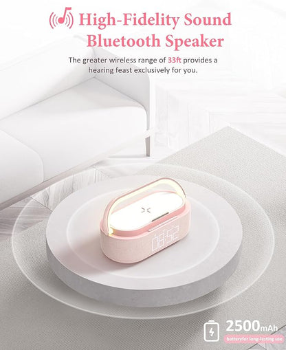 COLSUR Bluetooth Speaker Alarm Clock - Image 2