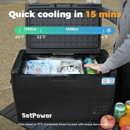 Setpower 12V Refrigerator 21 Quart Portable Freezer 50 Hours Keep Cool - Image 5
